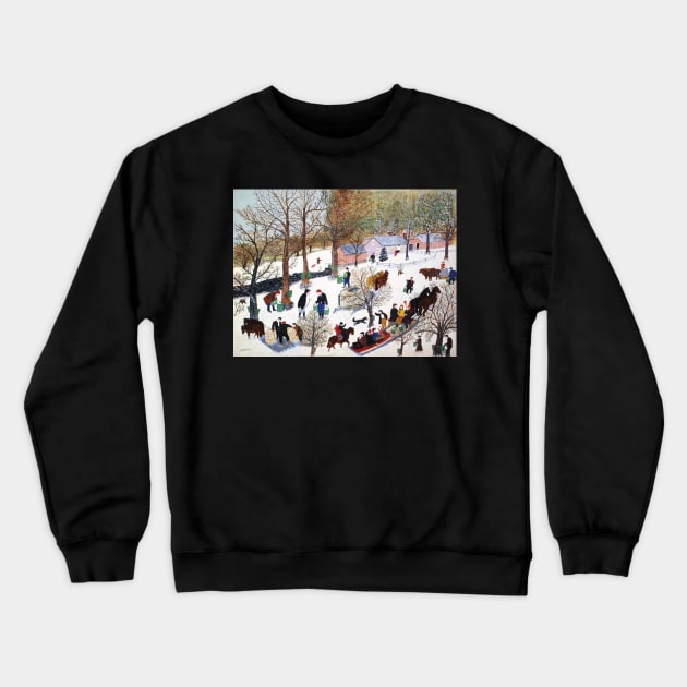 grandma moses Crewneck Sweatshirt by QualityArtFirst